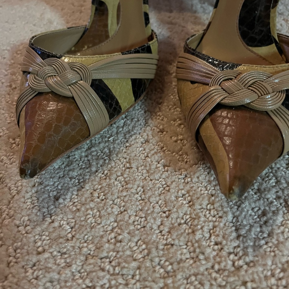 Jessica Bennett Heels.  Style Jkatori. Color Camel - Picture 3 of 3
